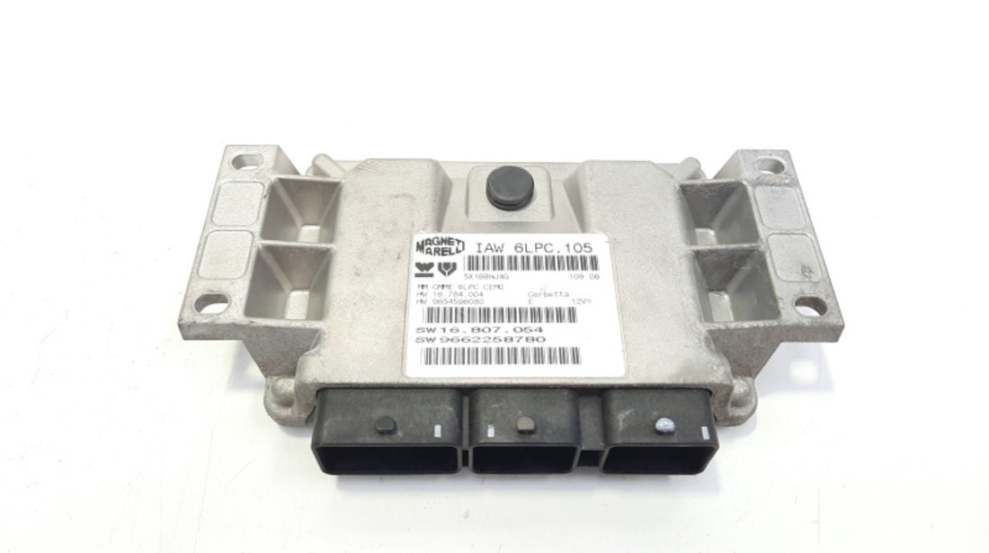 Calculator motor, cod 9662258780, 9654596080, Peugeot 206, 1.4 benz, KFU (idi:483586)