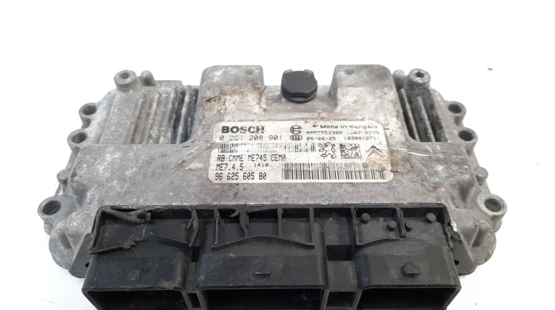 Calculator motor, cod 9662560580, Peugeot 207 (WA), 1.6 benz, NFU (idi:535535)