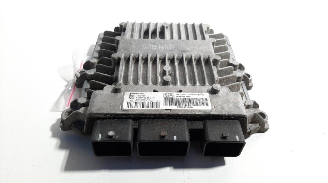 Calculator motor, cod 9663483180, Peugeot 307, 1.4 HDI, 8HZ (idi:491736)