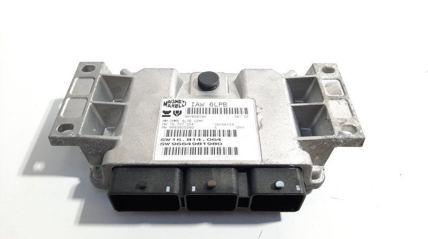 Calculator motor, cod 9663805380, 9664981980, Citroen C5 (II), 2.0 benz, RFJ (idi:491976)