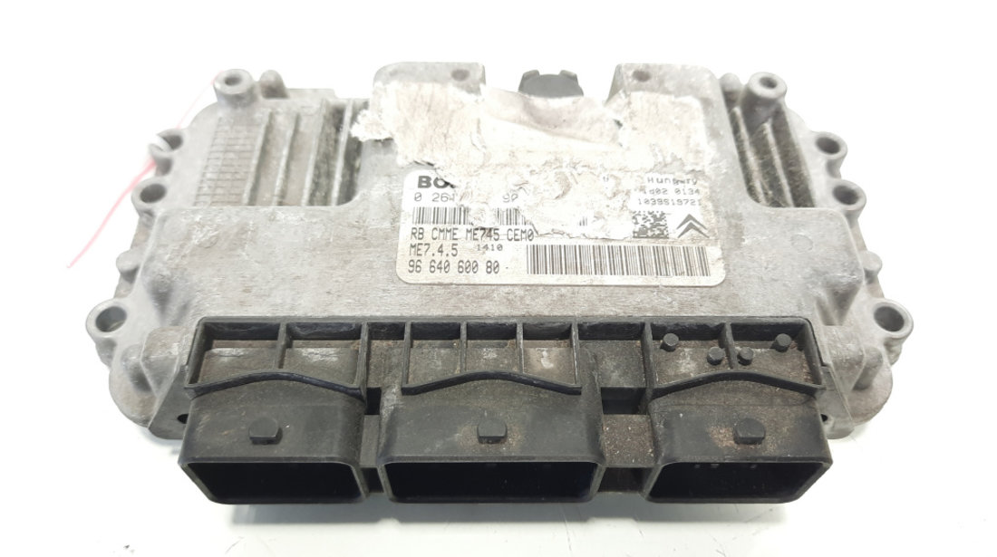 Calculator motor, cod 9664060080, Citroen Xsara hatchback, 1.6 benz, NFU (idi:491859)