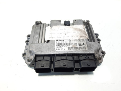 Calculator motor, cod 9664257580, 0281013332, Peugeot 308, 1.6 HDI, 9HZ (id:553197)