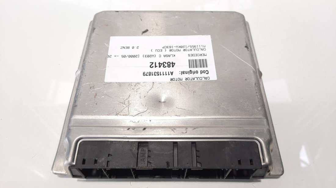 Calculator motor, cod A1111531879, Mercedes Clasa C T-Model (S203), 2.0 benz, M111955 (idi:483412)