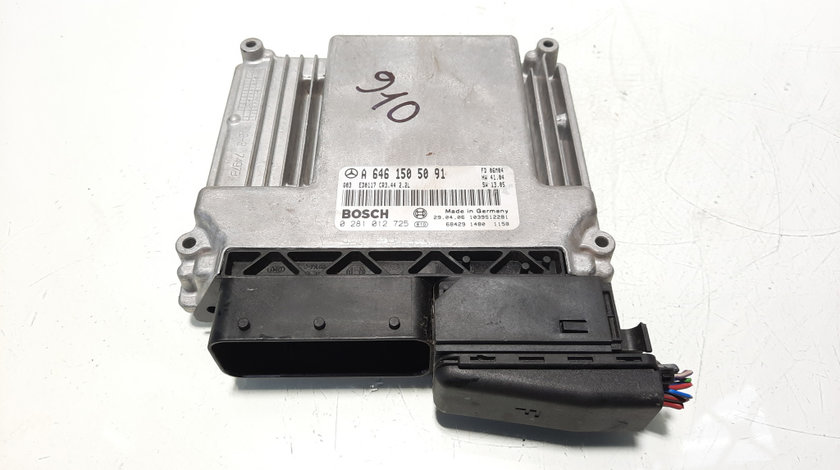 Calculator motor, cod A6461505091, 0281012725, Mercedes Clasa C (W203) (id:563730)