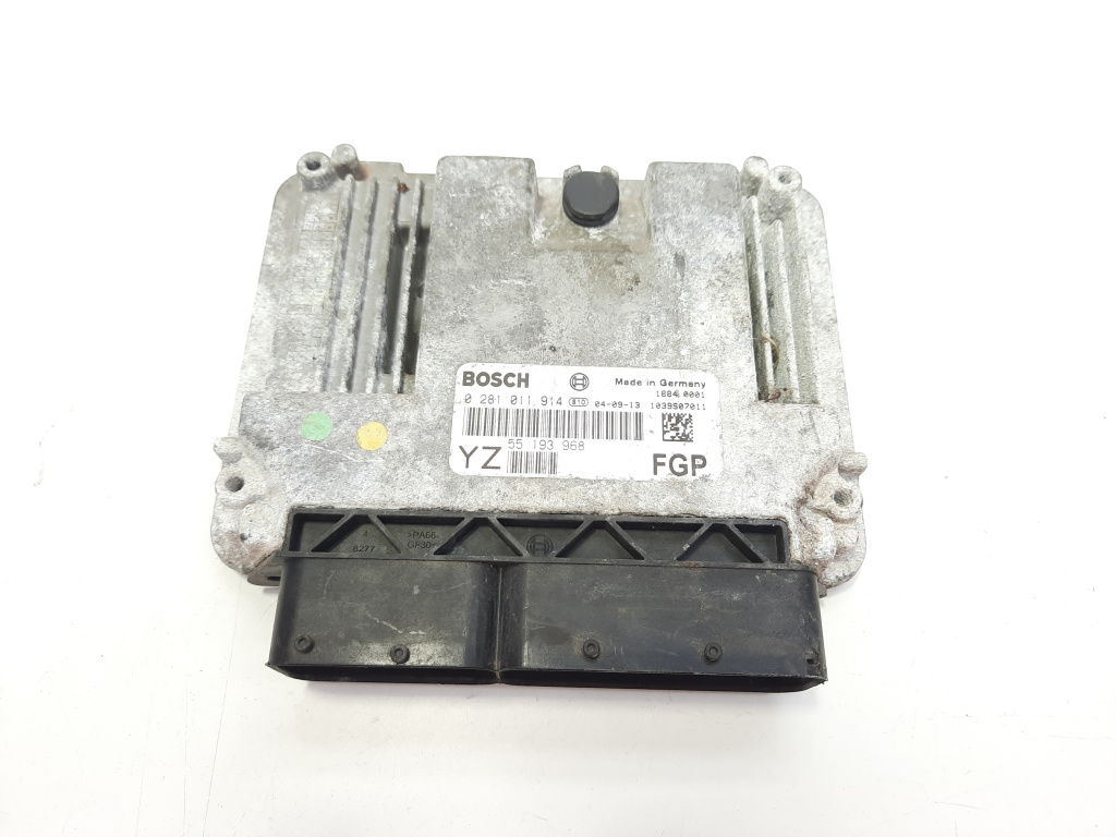 Calculator motor, cod GM55193968, 0281011914, Opel Vectra C, 1.9 CDTI, Z19DT (id:482900)