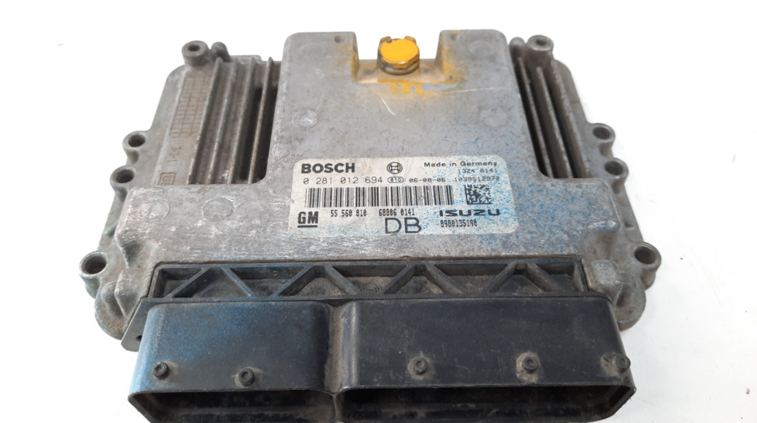 Calculator motor, cod GM55560810, 0281012694, Opel Astra H GTC, 1.7 CDTI, Z17DTH (id:538608)