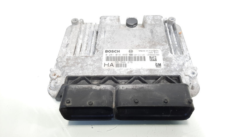 Calculator motor, cod GM55566276, 0281014449, Opel Vectra C, 1.9 CDTI, Z19DTH (id:543307)