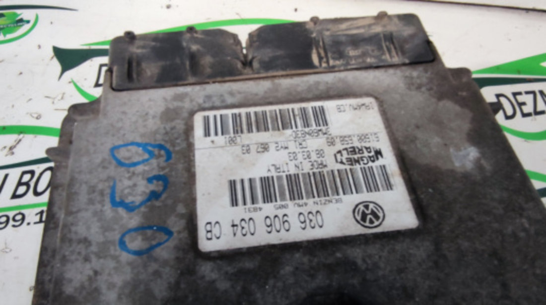 Calculator motor ECU 036 906 034 CB Skoda Fabia 6Y [1999 - 2004] Combi wagon 5-usi 1.4 MT (75 hp)