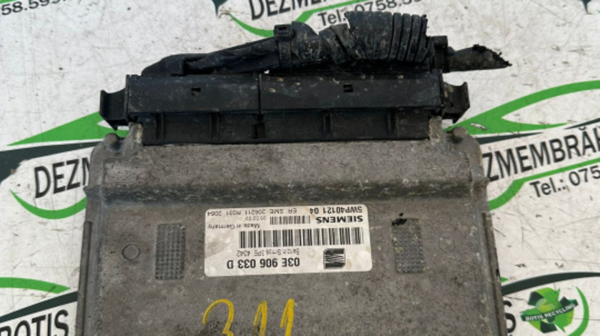 Calculator motor ECU 03E 906 033 D Seat Ibiza 3 6L [2002 - 2006] Hatchback 3-usi 1.2 MT (64 hp)