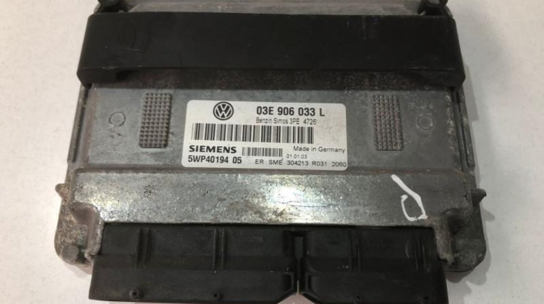 Calculator motor ECU 03e906033l Volkswagen VW Polo 4 9N [2001 - 2005]
