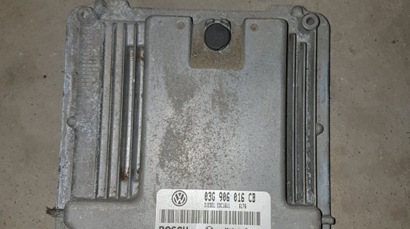 Calculator motor (ecu) 03g906016cb 0281011900 vw jetta III 1.9 tdi bkc 105 cai