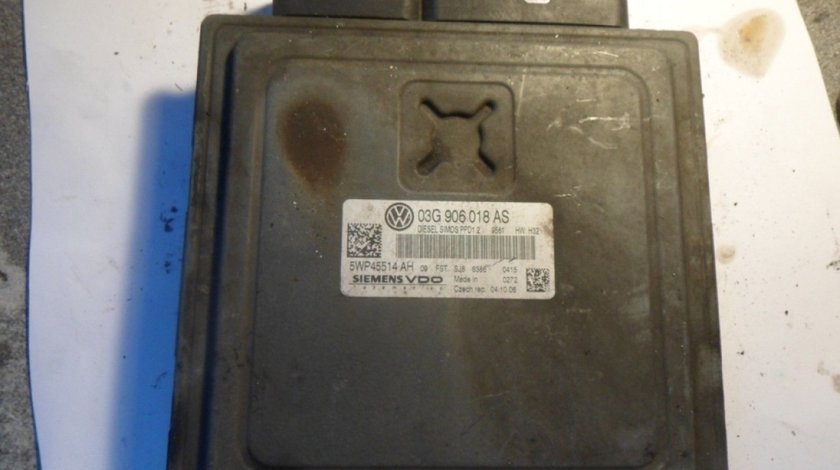 Calculator motor (ecu) 03G906018AS 5WP45514AH vw passat b6 2.0 tdi bmr 170 cai