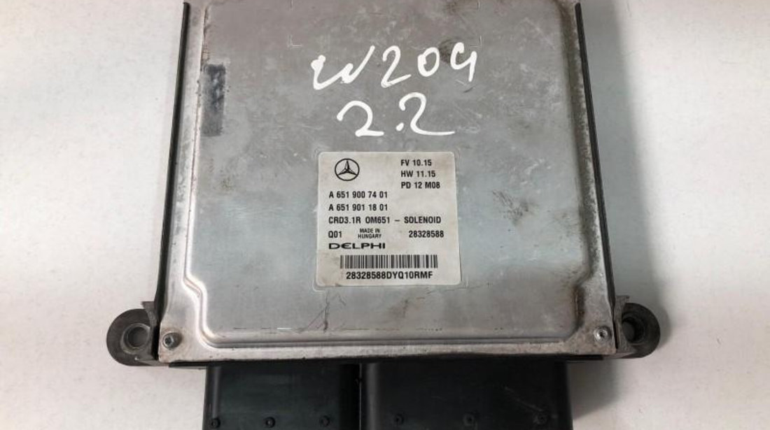 Calculator motor ECU a6519007401 Mercedes-Benz C-Class W204/S204/C204 [facelift] [2011 - 2015]