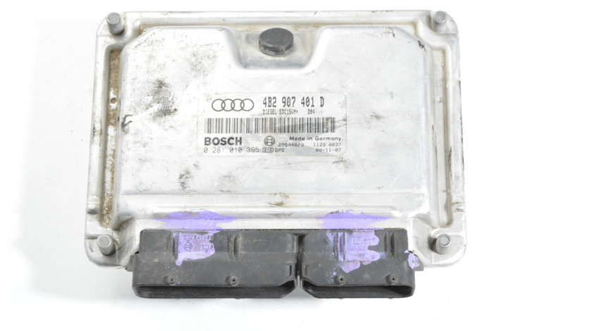 Calculator Motor / ECU Audi A6 (4B, C5) 1997 - 2005 0281010395, 4B2907401D