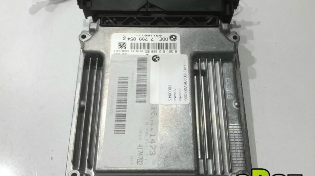 Calculator motor ecu BMW Seria 1 (2004-2011) [E81, E87] 2.0 d M47 163 cp 7799854