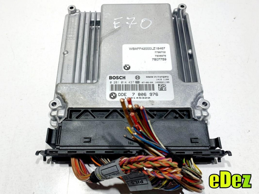 Calculator motor ecu BMW X5 (2007-2013) [E70] 3.0 d M57 306d3 7806976