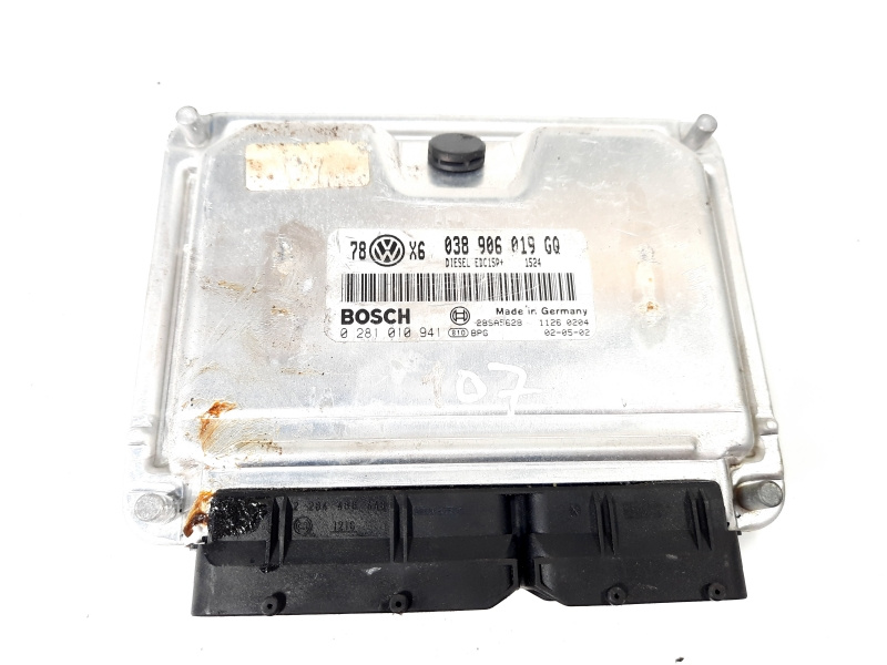 Calculator motor ECU Bosch, cod 038906019GQ, 0281010941, Audi A6 (4B2, C5), 1.9 TDI, AVF (idi:439943)