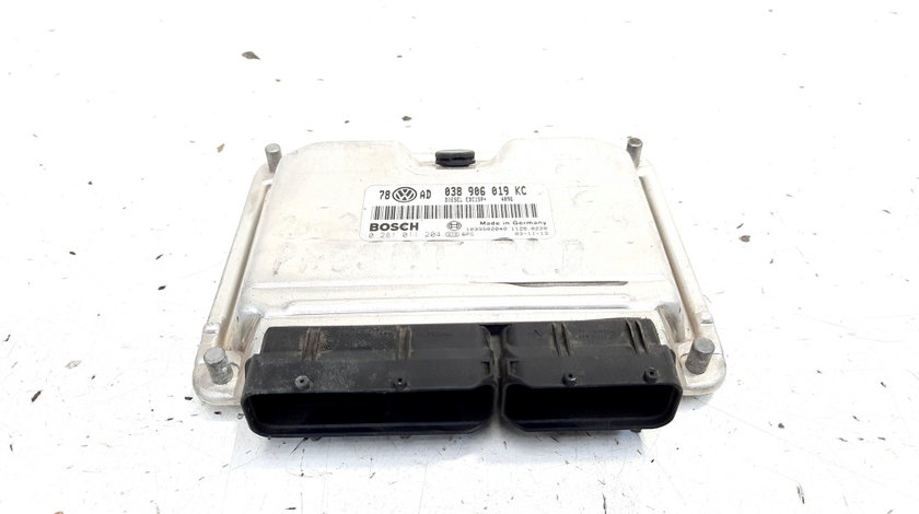 Calculator motor ECU Bosch, cod 038906019KC, 0281011204, VW Passat Variant (3B5), 1.9 TDI, AVB (idi:535609)