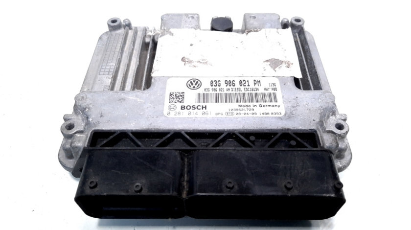 Calculator motor ECU Bosch, cod 03G906021PM, VW Golf 5 Variant (1K5), 1.9 TDI, BXE (id:125681)