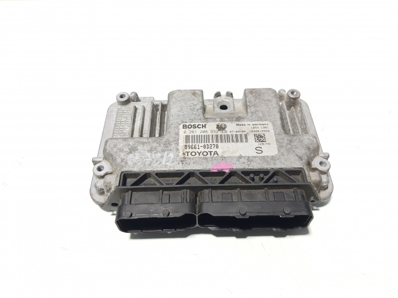 Calculator motor ECU Bosch, cod 89661-0D270, Toyota Yaris (P9), 1.0 benz, 1KR-FE (id:647812)