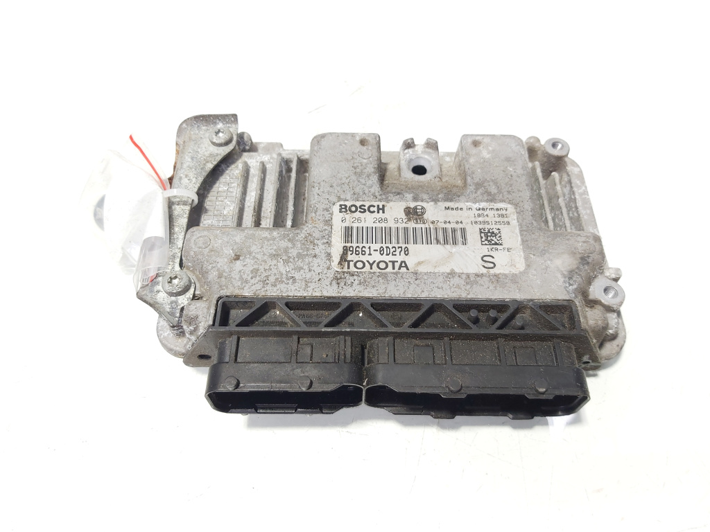 Calculator motor ECU Bosch, cod 89661-0D270, Toyota Yaris (P9), 1.0 benz, 1KR-FE (id:647812)