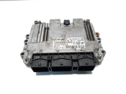 Calculator motor ECU Bosch, cod 9664843780, 0281013872, Peugeot 207 CC (WD), 1.6 HDI, 9HZ (idi:53822...