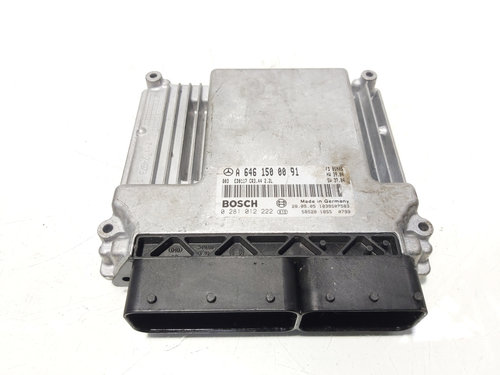 Calculator motor ECU Bosch, cod A6461500091, 0281012222, Mercedes Clasa C Coupe (CL203), 2.2 CDI, OM...