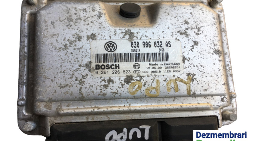 Calculator motor ECU Cod: 030906032AS Volkswagen VW Lupo 6X [1998 - 2005] Hatchback 3-usi 1.0 MT (50 hp)