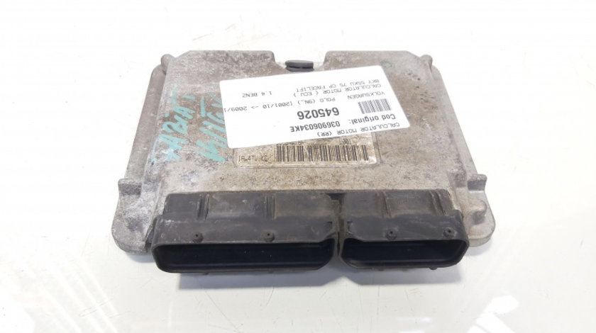 Calculator motor ECU, cod 036906034KE, Seat Ibiza 4 (6L1) 1.4 benz, BKY (idi:645026)