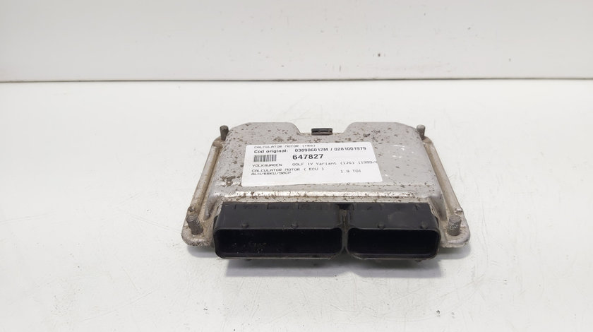 Calculator motor ECU, cod 038906012M, 0281001979, Seat Leon (1M1) 1.9 TDI, ALH (idi:647827)