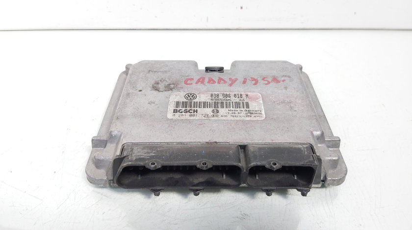 Calculator motor ECU, cod 038906018N, 0281001727, VW Passat Variant (3B5), 1.9 TDI, AHU (idi:645024)