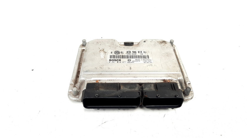 Calculator motor ECU, cod 038906019HJ, 0281090977, Seat Toledo 2 (1M2), 1.9 TDI, ASZ (idi:538815)