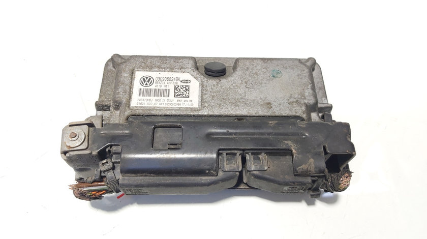 Calculator motor ECU, cod 03C906024BK, Seat Ibiza 4 (6L1), 1.4 benz, BXW (idi:633923)