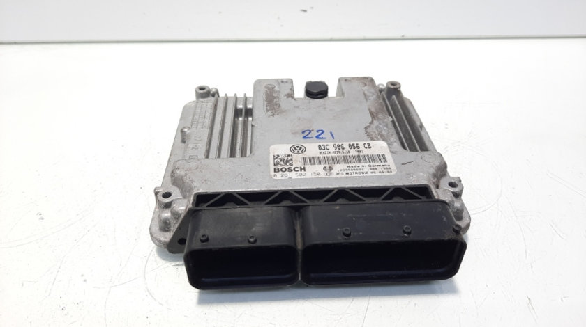 Calculator motor ECU, cod 03C906056CB, 0261502150, VW Eos (1F7, 1F8), 1.6 FSI, BLF (idi:560455)