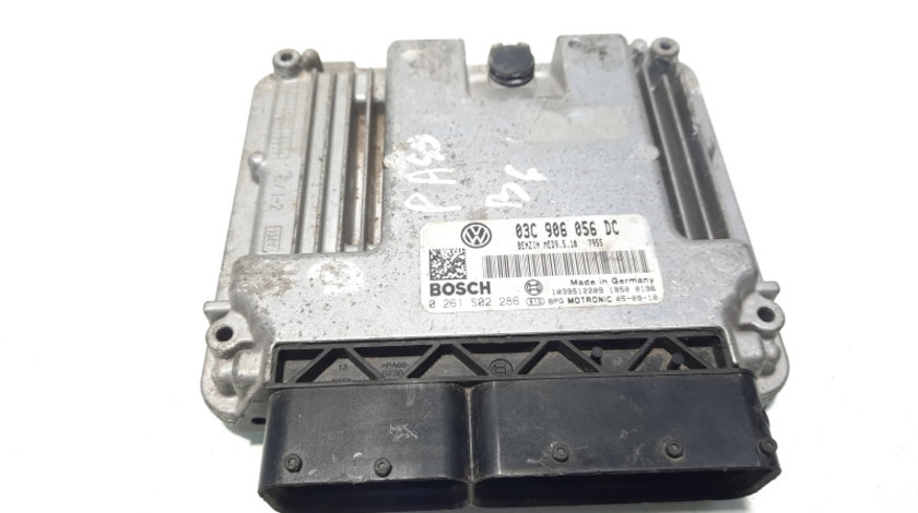 Calculator motor ECU, cod 03C906056DC, 0261S02286, VW Eos (1F7, 1F8), 1.6 FSI, BLF (idi:576631)