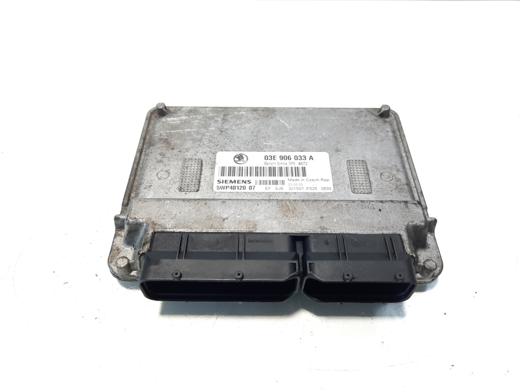 Calculator motor ECU, cod 03E906033A, Seat Cordoba (6L2) 1.2 benz, AZQ (idi:553148)