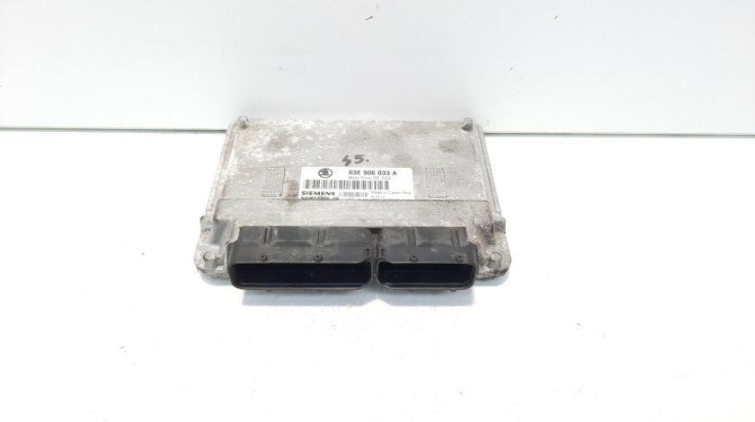 Calculator motor ECU , cod 03E906033AM, Seat Ibiza 4 (6L1), 1.2 benz, AZQ (id:592356)