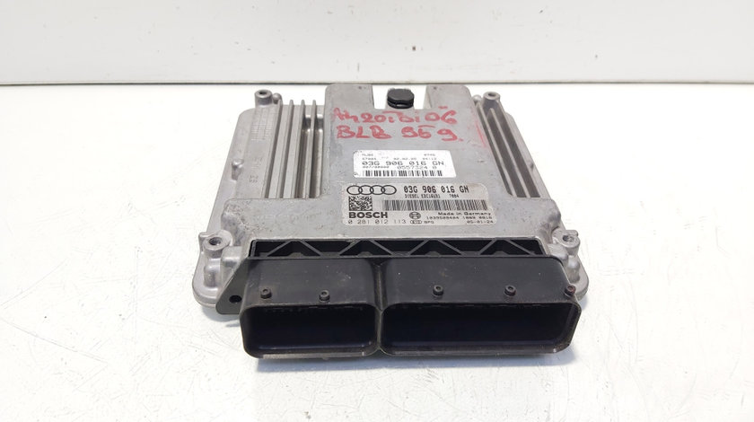 Calculator motor ECU, cod 03G906016GN, 0281012113, Audi A4 (8EC, B7) 2.0 TDI, BLB (id:644734)