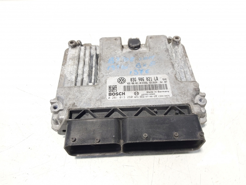 Calculator motor ECU, cod 03G906021LR, 0281013260, VW Passat (3C2), 2.0 TDI, BKP (id:644780)