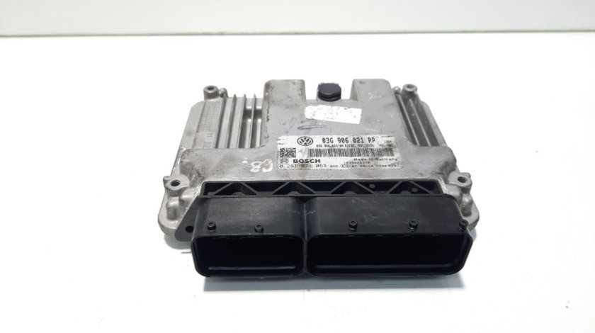 Calculator motor ECU, cod 03G906021PP, 0281014063, Audi A3 (8P1), 2.0 TDI, BKD (idi:438089)