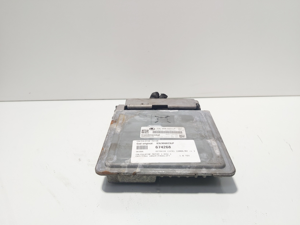 Calculator motor ECU, cod 03L906023LP, VW Passat (3C2), 1.6 TDI, CAY (idi:674268)