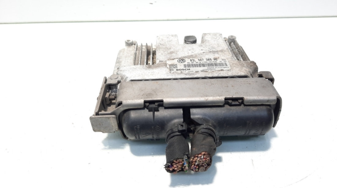 Calculator motor ECU, cod 03L907309AE, 0281017946, VW Passat CC (358), 2.0 TDI, CFF (idi:560558)