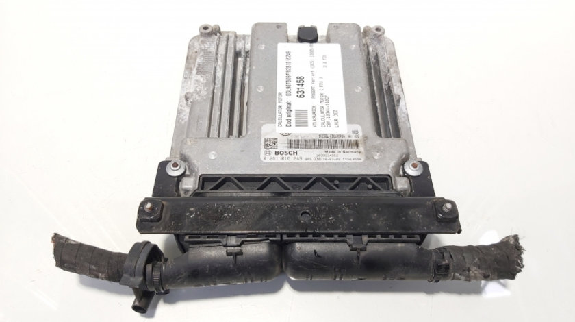 Calculator motor ECU, cod 03L907309f, 0281016249, Vw Passat CC (357) 2.0 TDI, CBA (idi:631458)