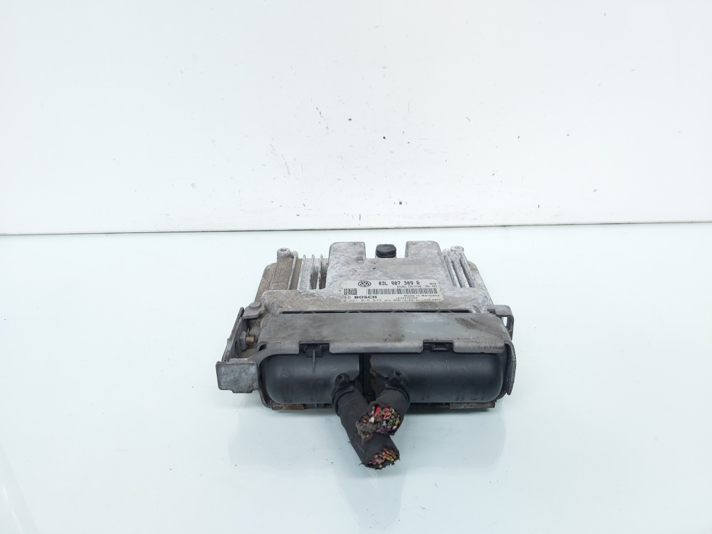 Calculator motor ECU, cod 03L907309R, Vw Eos (1F7, 1F8) 2.0 TDI, CFF (idi:663142)