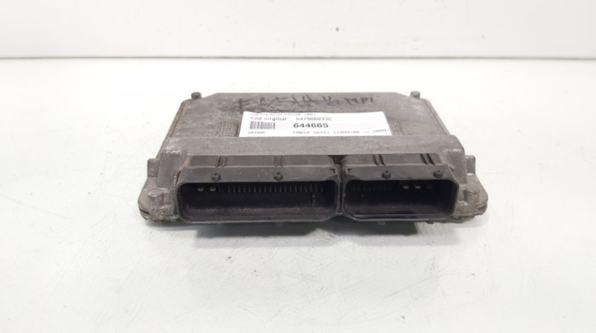 Calculator motor ECU, cod 047906033C, Skoda Fabia 1 (6Y2), 1.4 MPI, ATZ (idi:644665)