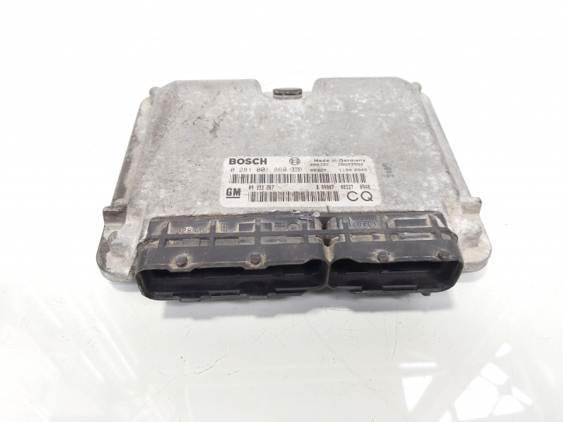 Calculator motor ECU, cod 09133267, 0281001869, Opel Astra G Combi (F35), 2.0 DTI, Y20DTH (id:644577)