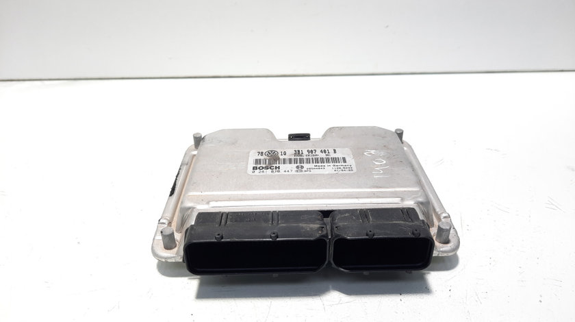 Calculator motor ECU, cod 3B1907401B, 0281010447, Vw Passat (3B2) 2.5 TDI, AKN (idi:593584)