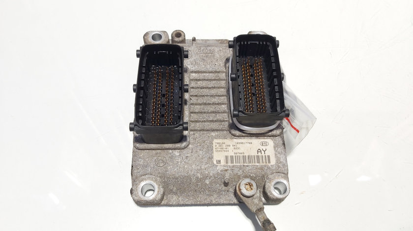 Calculator motor ECU, cod 55557934, Opel Tigra Twin Top, 1.4 benz, Z14XEP (idi:631298)