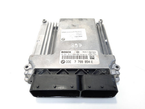 Calculator motor ECU, cod 7799854, 0281012880, Bmw 3 Touring (E91), 2.0 diesel, 204D4 (idi:550068)