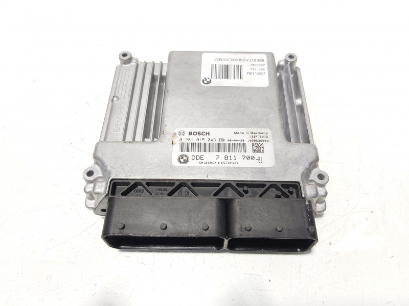 Calculator motor ECU, cod 7811700, 0281015043, Bmw X3 (E83), 2.0 diesel, N47D20A (idi:647765)